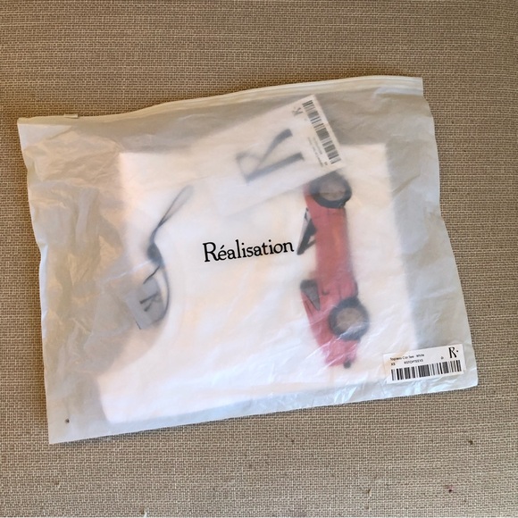 NWT Realisation Par Topless! Bady Tee - White - Picture 4 of 10